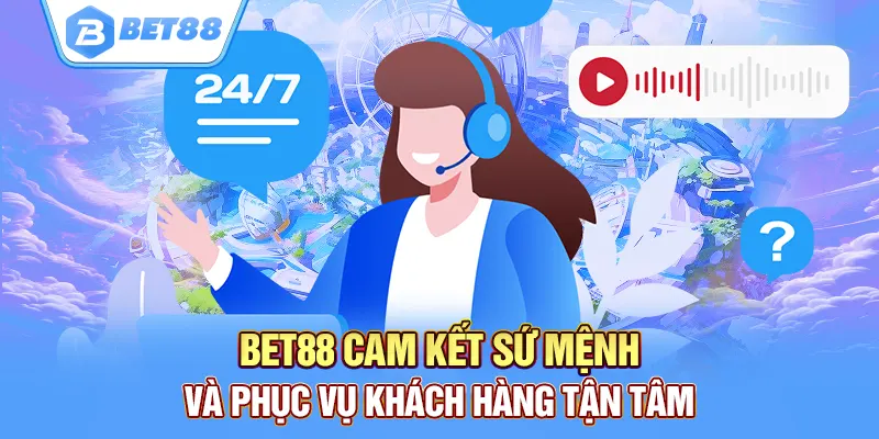 Đội ngũ hỗ trợ và chăm sóc khách hàng cam kết phục vụ 24/7